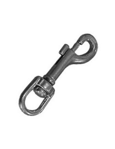 Snap hook with swivel SS 86mm