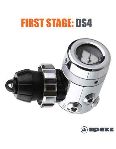Apeks DS4 first stage diving regulator