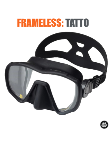 OMS Frameless Tatto diving mask