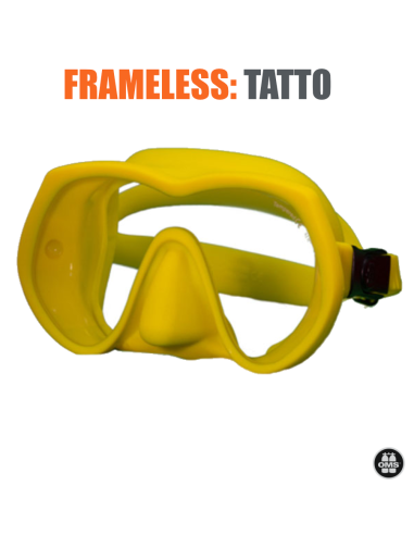 OMS Frameless Tatto diving mask