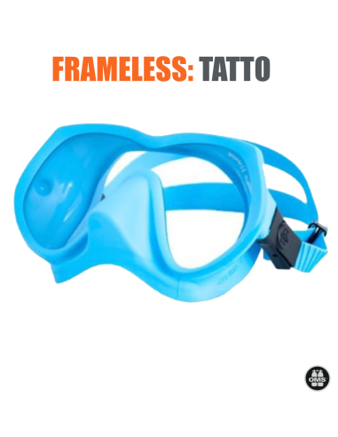 OMS Frameless Tatto diving mask