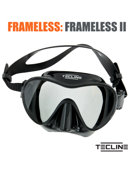 TecLine Frameless II diving mask