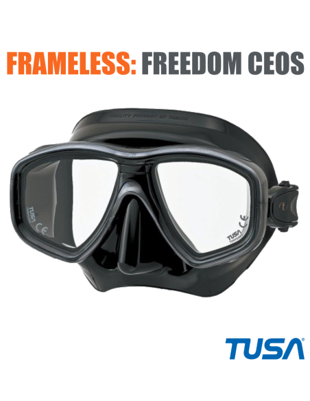 Tusa FREEDOM CEOS optical "+" diving mask