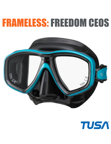 Tusa FREEDOM CEOS optical "+" diving mask