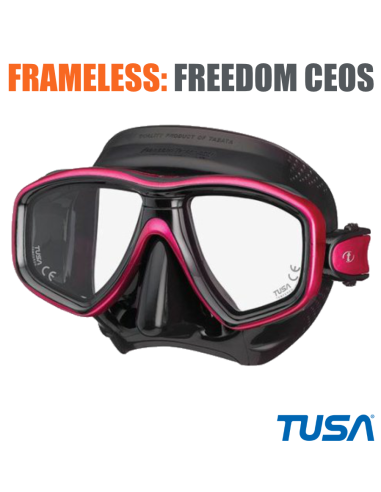 Tusa FREEDOM CEOS optical "+" diving mask