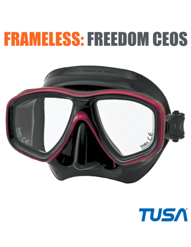 Tusa FREEDOM CEOS optical "+" diving mask