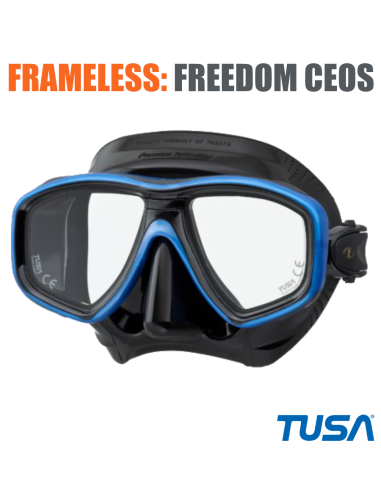 Tusa FREEDOM CEOS optical "+" diving mask