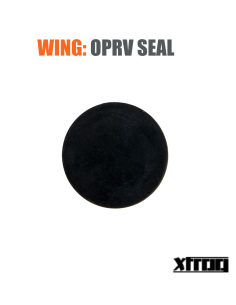 OPRV dump valve seal for BCD