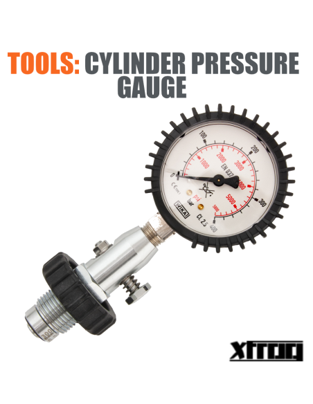 200 / 300 BAR check gauge for checking cylinder pressure