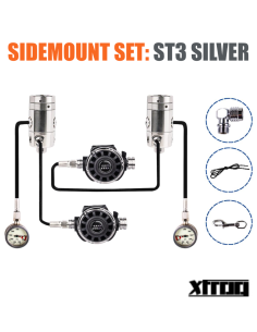 xFROG - ST4 HD Silver SideMount - Regulador de Buceo Preciso