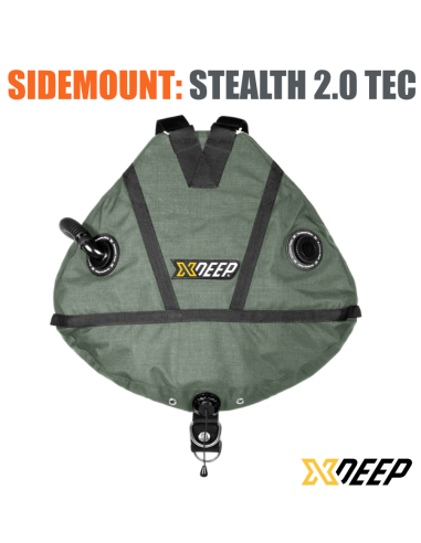 xDeep STEALTH 2.0 Tec Set – Advanced Sidemount System for Technical Diving