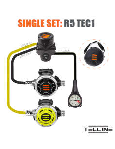 TecLine R5 TEC1 + OCTO + SPG – Universal Diving Regulator