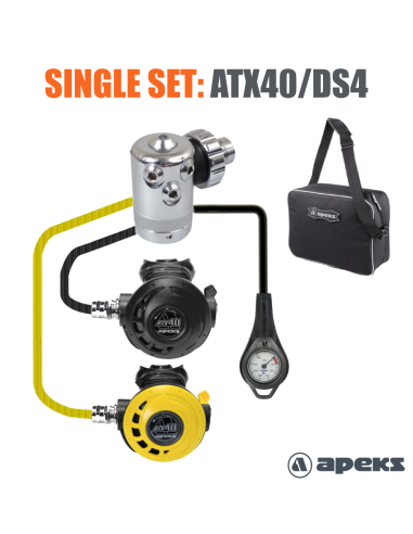 Apeks ATX/DS4 + OCTO + SPG - Hochleistungs-Tauchregulator-Set