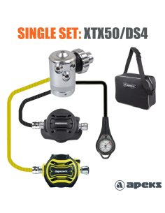 Apeks XTX50/DS4 + OCTO + SPG - High-Performance Diving Regulator Set