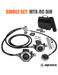 Apeks MTX-RC DIR - Advanced DIR Regulator Set for Single Cylinder Diving