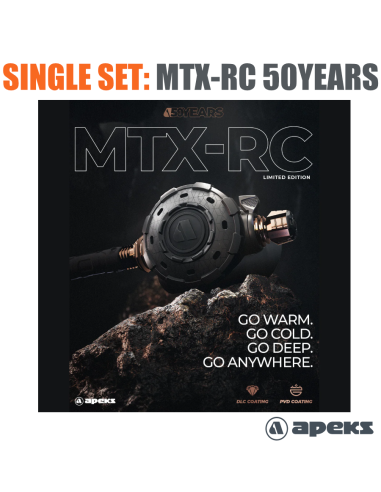 Apeks MTX-RC 50th Anniversary Edition - Limitowany Zestaw Regulatorów na 50-lecie