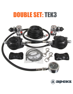 Apeks TEK3 + SPG - DIR Atemregler Set für technische Taucher