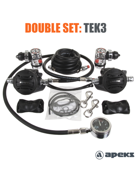 Apeks TEK3 + SPG – DIR Regulator Set for Technical Divers