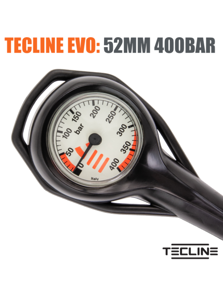 TecLine Manometr EVO 52MM 400 BAR