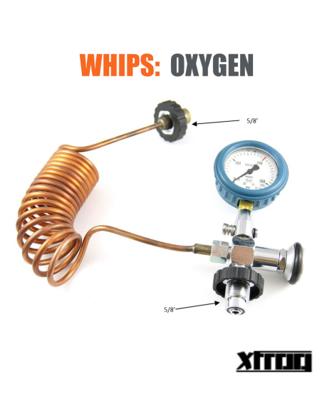 Copper oxygen whip