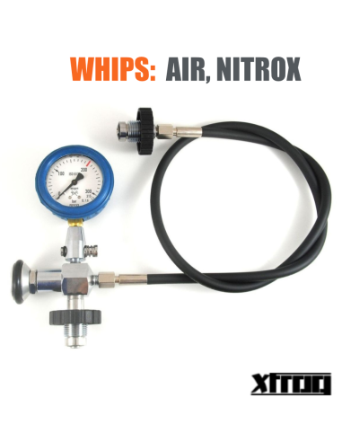 Air Nitrox whip with SPG