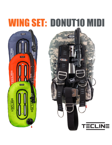 TecLine Donut 10 MIDI Comfort set for single cylinder