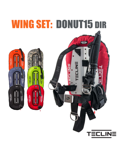 TecLine Donut 15 single cylinder DIR set