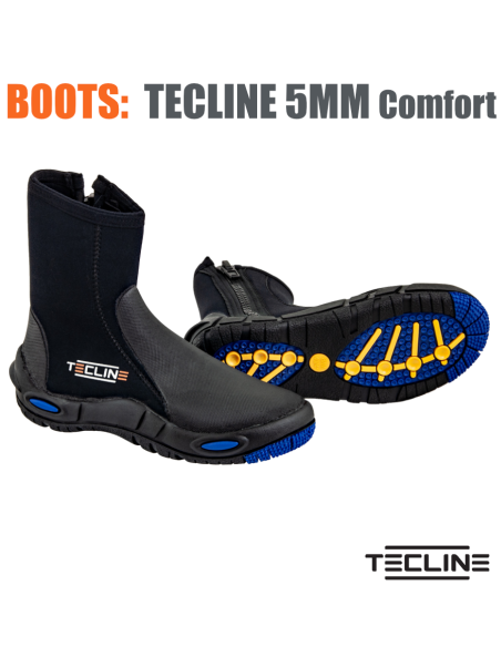 TecLine Bottes Comfort 5mm - néoprène