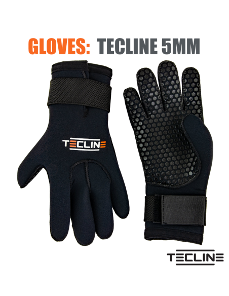 TecLine Gants 5mm - néoprène