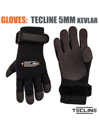 copy of TecLine Gants 5mm - KEVLAR