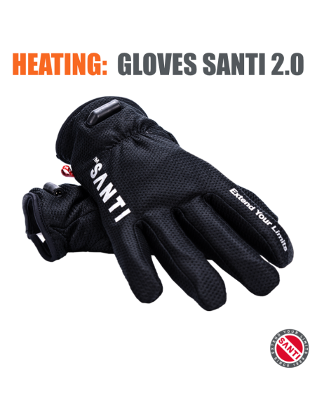 Gants chauffants SANTI 2.0 - Une nouvelle dimension de chaleur et de confort