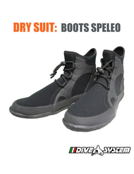 Botas de Neopreno DiveSystem Speleo para Trajes Secos