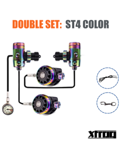 xFROG ST4 HD Color BackMount – Professioneller Tauchregler mit ausgewogener Membran