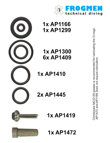 Apeks - Service Kit 1st – AP0241 für Erste Stufe