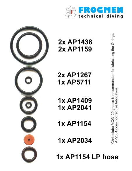 Apeks - Service-Kit 2. Stufe AP2019 – Zuverlässige Reglerwartung