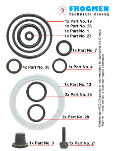 TecLine Service Kit for 1st Stage R2 TEC – Performance and Reliability 2