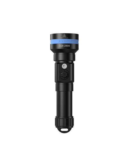 Lampe de plongée XTAR D26 2800 Set + Poignée Goodman (2800lm, 100m) | Diving-Store.eu