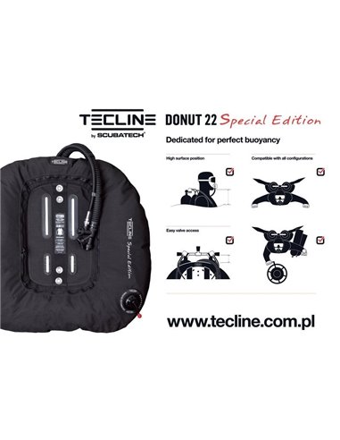 TecLine Donut 22 Special Edition - BLACK (22kg/50lbs)